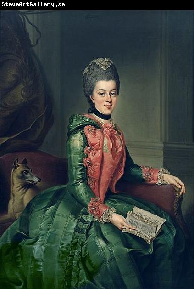 Johann Georg Ziesenis Portrait of Princess Frederika Sophia Wilhelmina